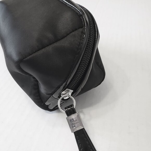 Herve Leger Satin Cosmetic Clutch Wristlet Bag - Picture 3 of 4